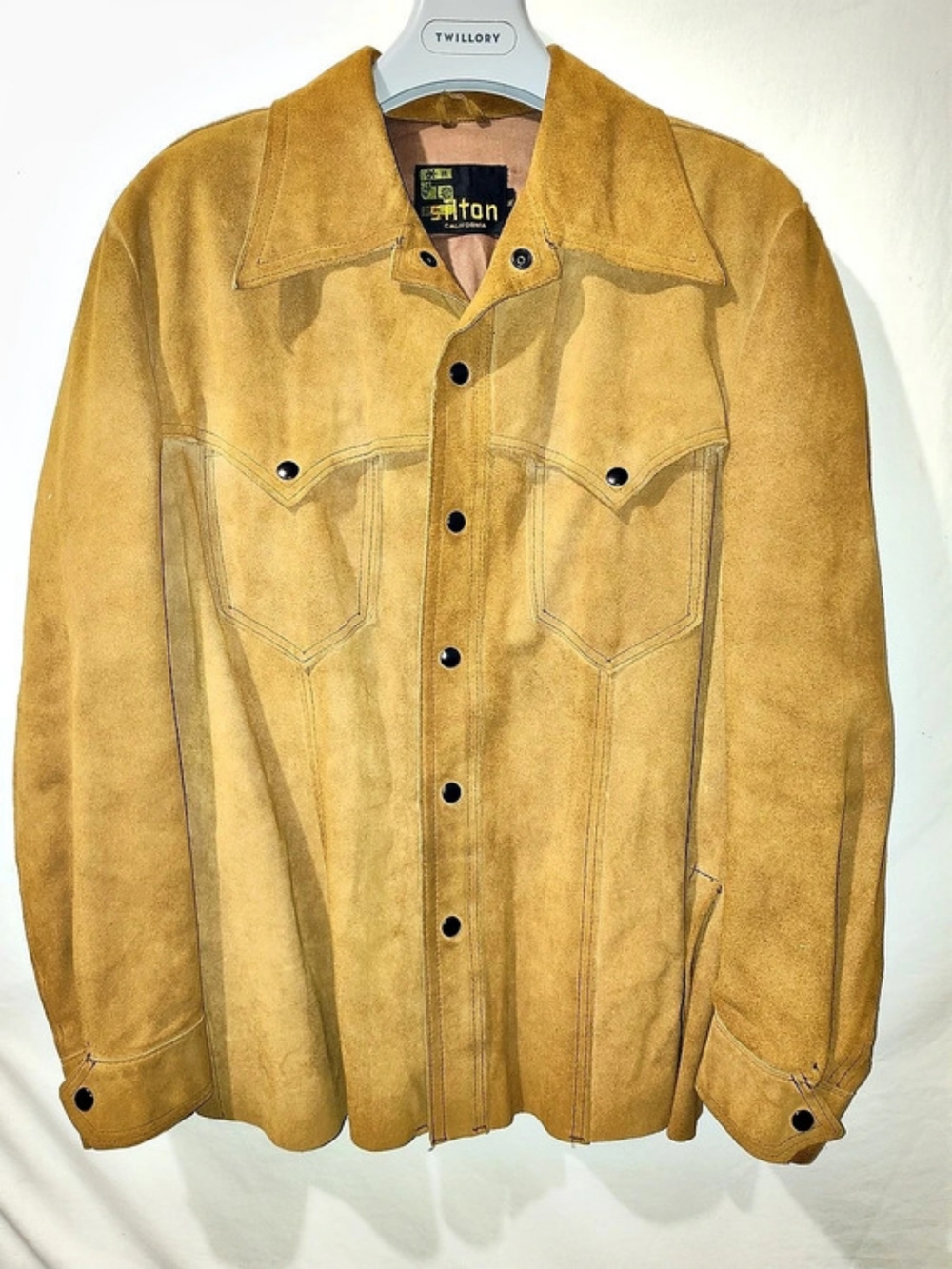70s Silton Suede Jacket Brown